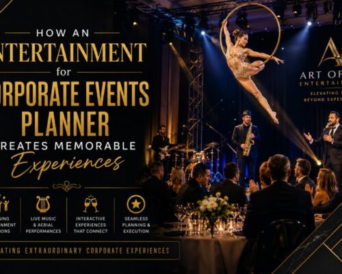 How an Entertainment for Corporate Events Planner Creates Memorable Experiences?